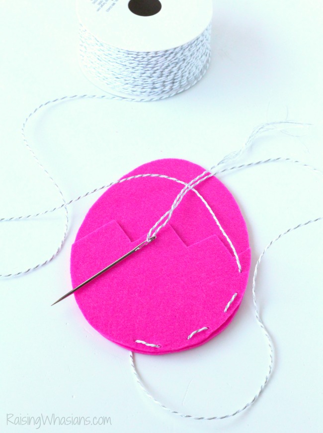 Easter egg craft treat pouch