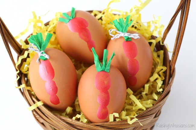 Fingerprint easter eggs kids craft Fingerprint easter eggs kids craft