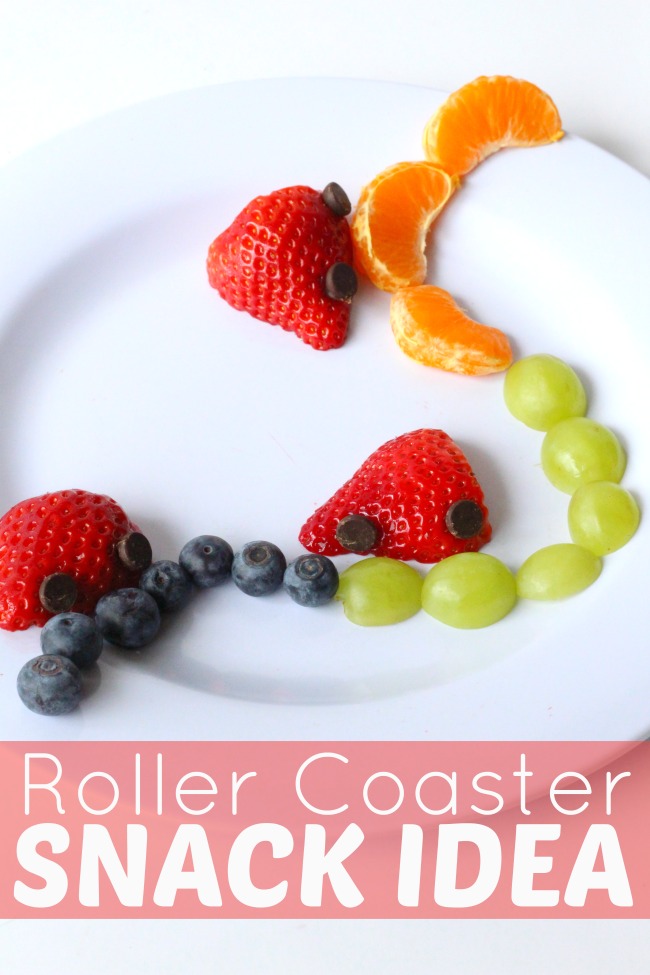 Roller coaster snack idea
