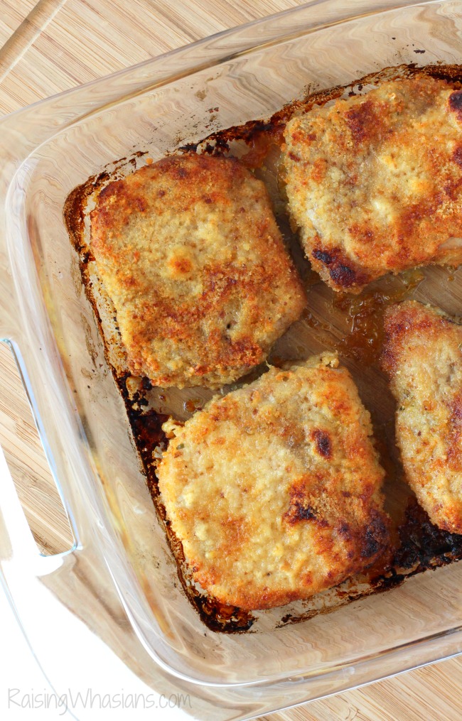 Stuffing crusted pork chops recipe