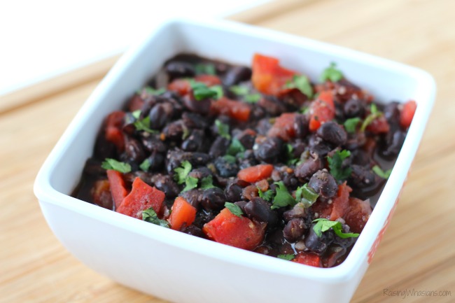 Easy Black Bean Soup + Tips for a Heart Healthy Life | Make this easy heart healthy black bean soup recipe in minutes + American Heart Association Tips #Recipe #HealthyRecipe #HealthTips