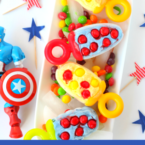 Captain America civil war popsicles
