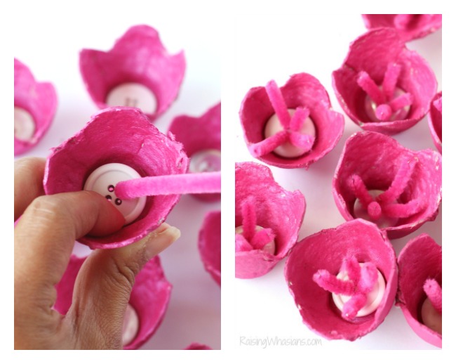 Cherry blossom flower craft