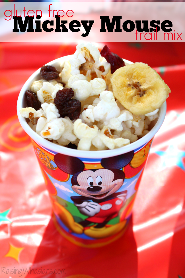 Gluten Free Mickey Mouse Trail Mix + Our #DisneyKids Playdate