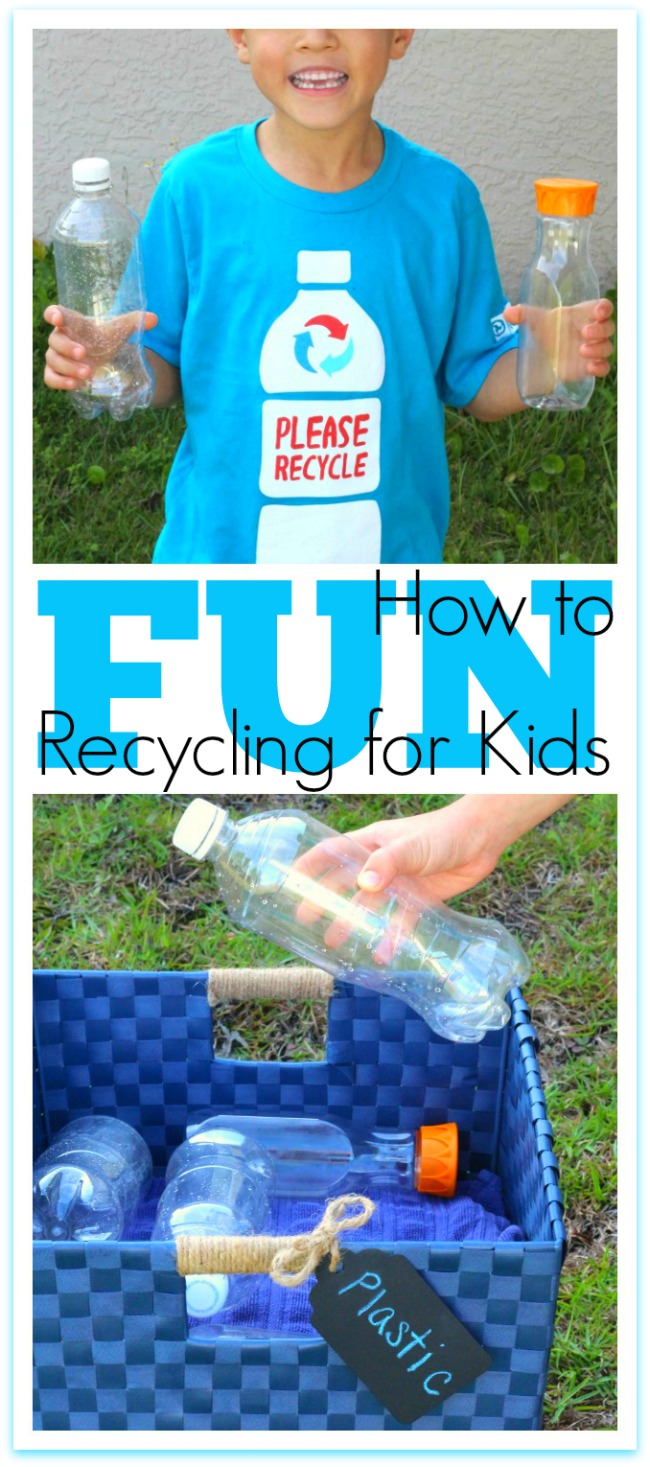 How to make recyclivng fun for kids diy recycle bins