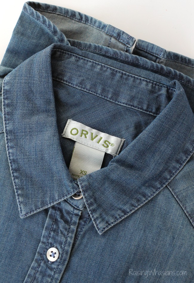 9 Ways to Style a Denim Shirt for Spring Orvis washed denim western shirt review
