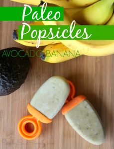 Paleo avocado popsicles