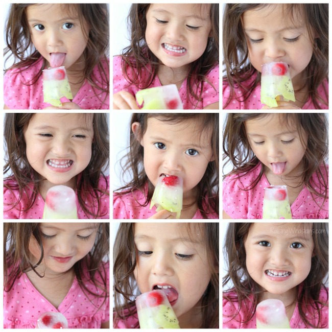 No Sugar Added Raspberry Kiwi Popsicles |Easy, Paleo, Gluten Free, Naturally Sweetened Popsicles, perfect for kids summer treats! Raspberry & Kiwi #Recipe #SugarFreeRecipe