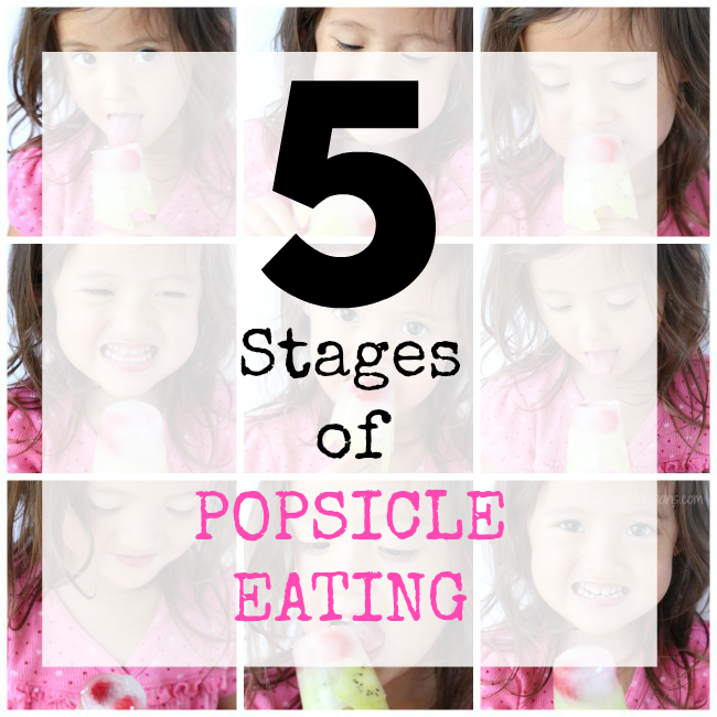 Stages of Popsicle Eating