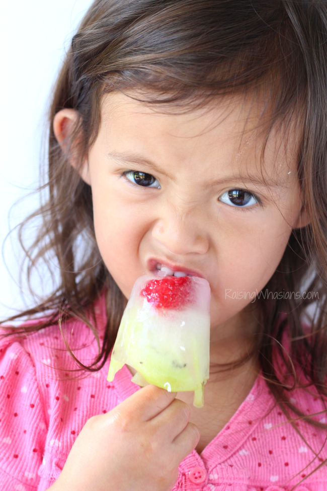 5 Stages of Popsicle Eating Toddler popsicle