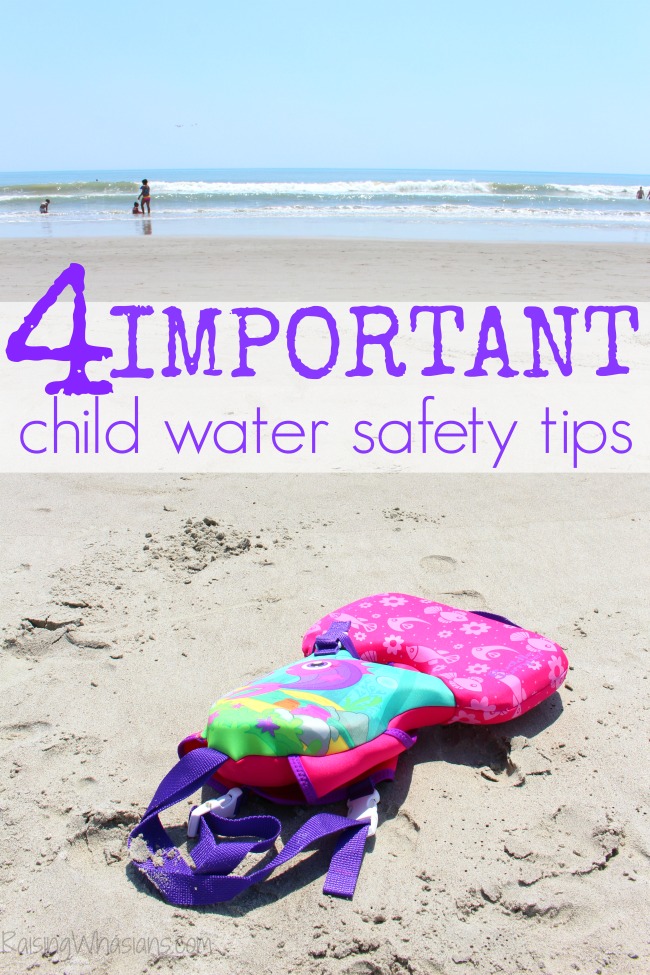 Child water safety tips puddle jumper