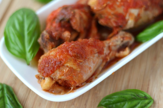 Easy slow cooker chicken drumsticks Italian style Easy crock pot chicken drumsticks italian