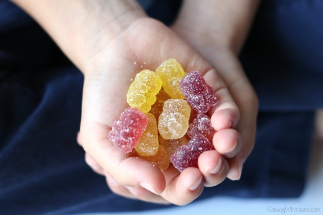 Organic gummy bears