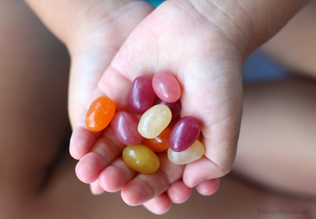 Organic jelly beans surf sweets