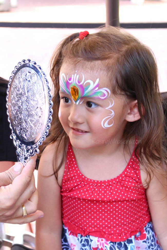 Pass the love back Orlando face painting