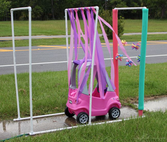 DIY kids car wash tutorial