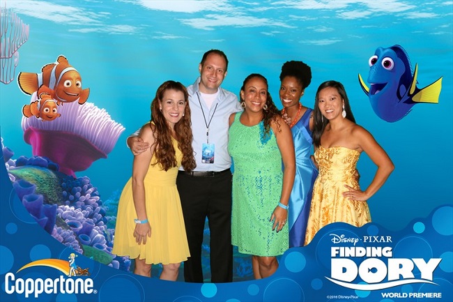 Finding Dory red carpet after party