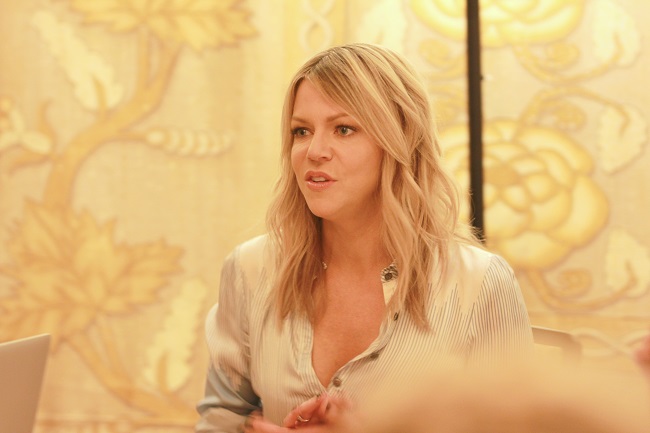 Kaitlin Olson Interview | Finding Dory & Her "Destiny" as a Mom #FindingDoryEvent Finding Dory interview Kaitlin Olson