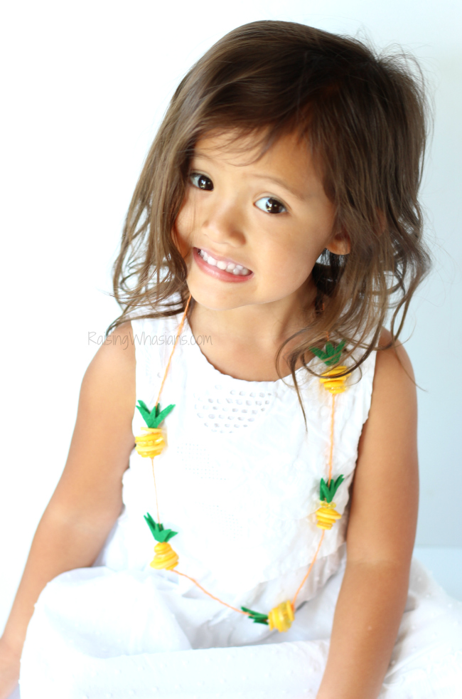 Pineapple necklace diy