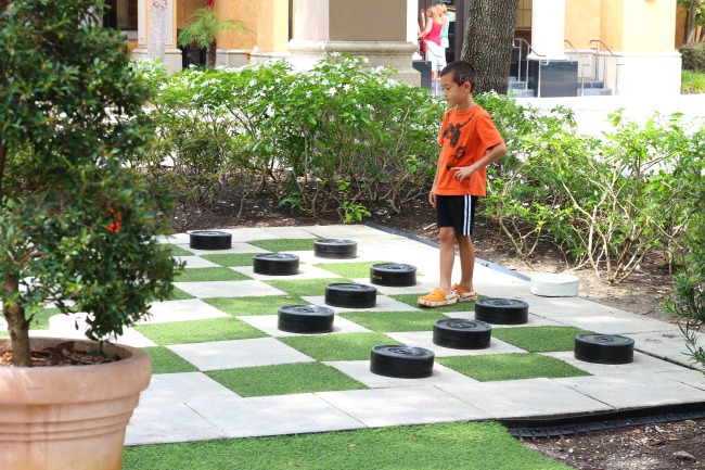 Winter park checker board