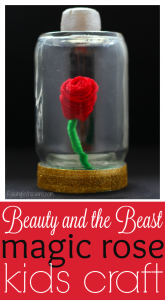 Beauty and the beast rose craft