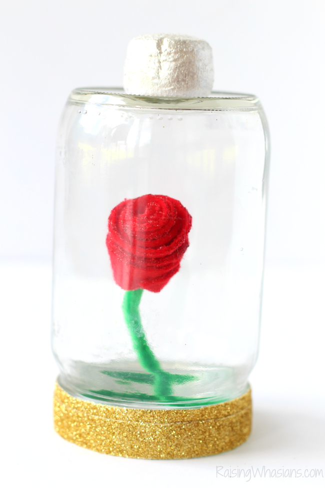 Beauty and the Beast Rose Craft + Teaser Trailer #BeOurGuest Beauty beast craft