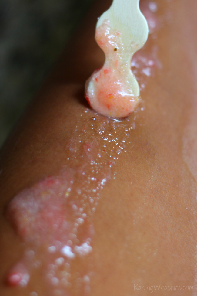Lemon Berry Sugar Scrub + Tips for a Perfect Shave How to us sugar scrub for shaving