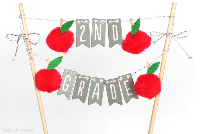 First day of school banner diy