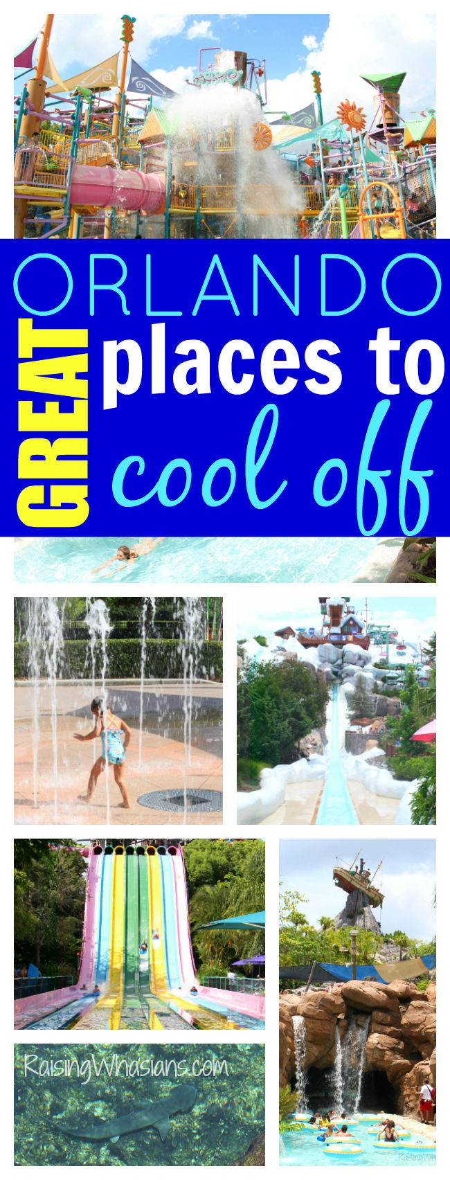 Great Orlando water parks pools splash pads