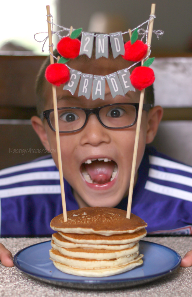 Pancake topper for kids