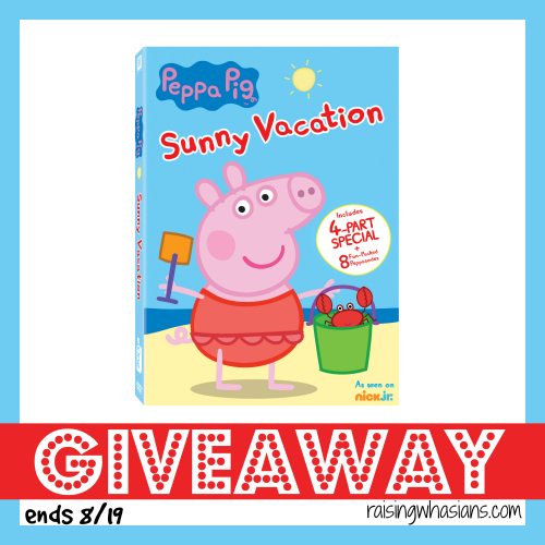 Peppa pig summer vacation dvd giveaway