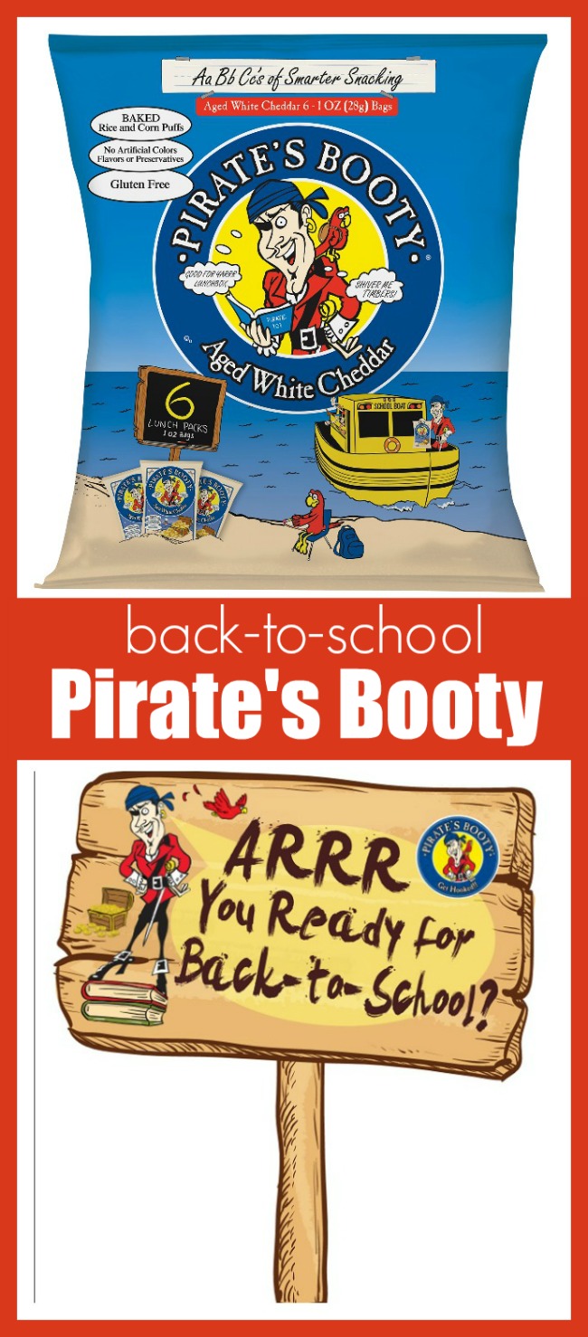 Snacking with back-to-school pirate's booty