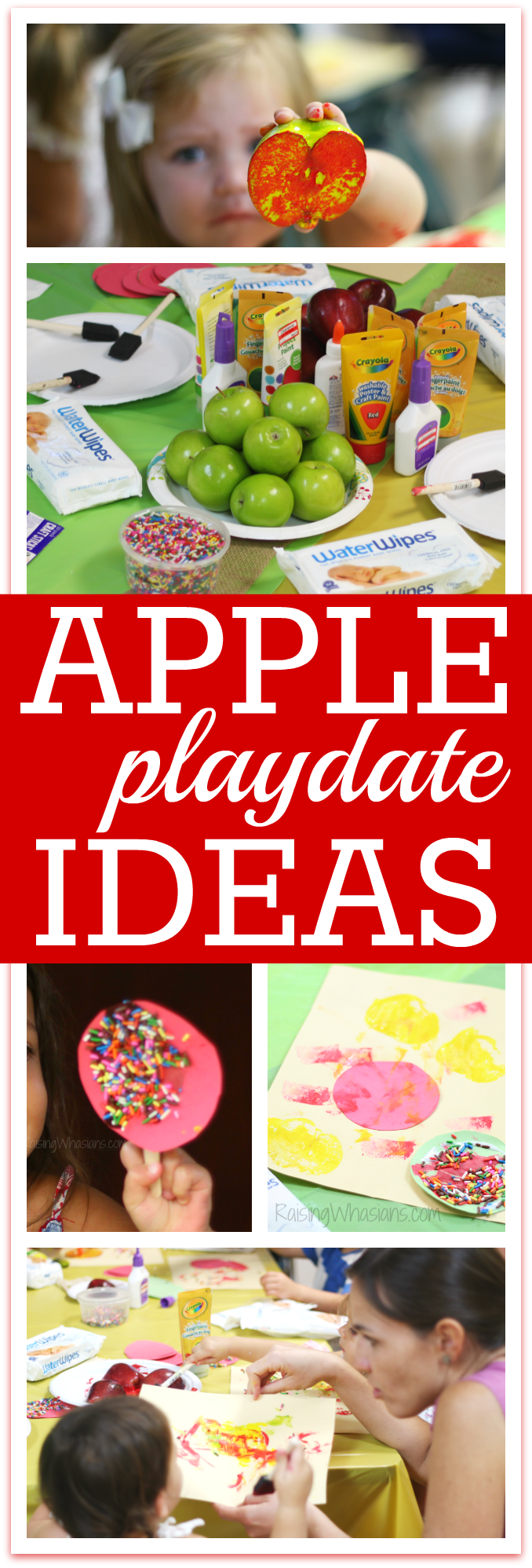 Apple playdate ideas for preschoolers