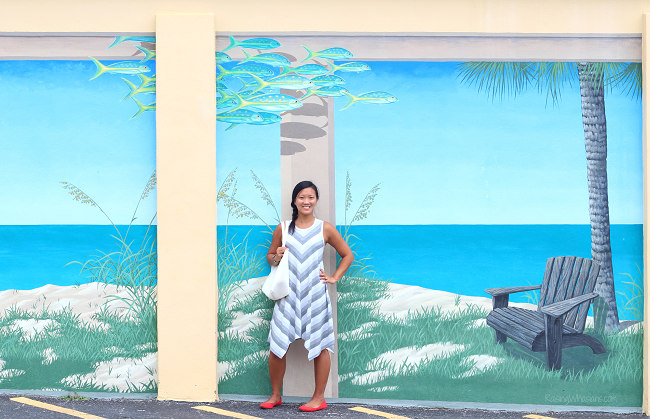 Exploring Cocoa Beach art murals with Amopé Cocoa beach art murals