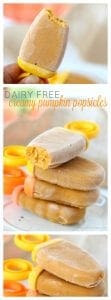 Creamy pumpkin popsicles pinterest