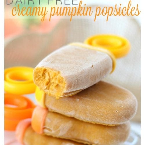Creamy pumpkin popsicles pinterest