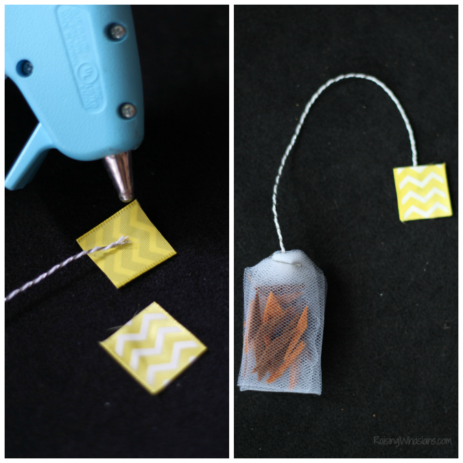 DIY tea bags craft