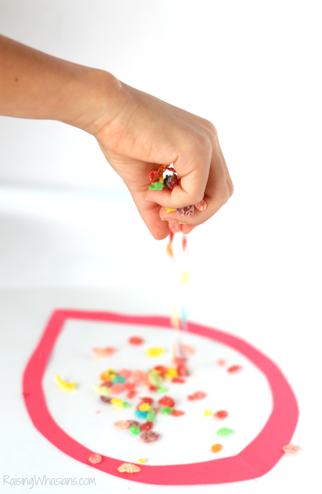 Fruity pebbles fall craft