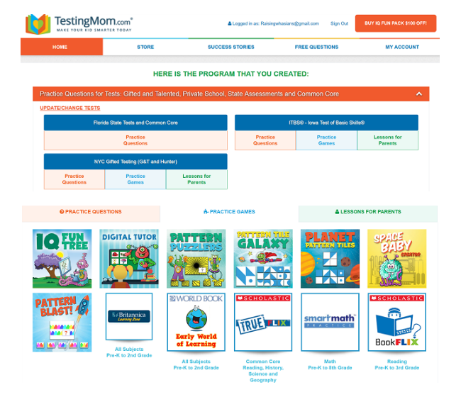 How testingmom works