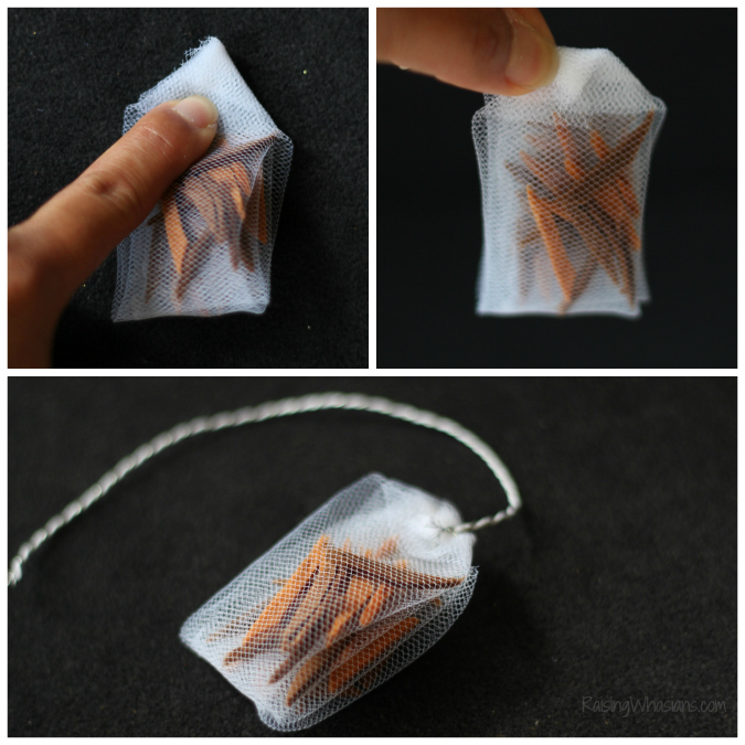 Play tea bags diy