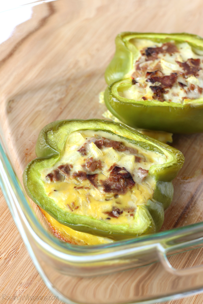 Breakfast Philly Cheesesteak Stuffed Peppers | Low carb, high protein breakfast with Philly Cheesesteak & Stuffed Peppers together in this tasty recipe #Breakfast #Recipe #BreakfastRecipe