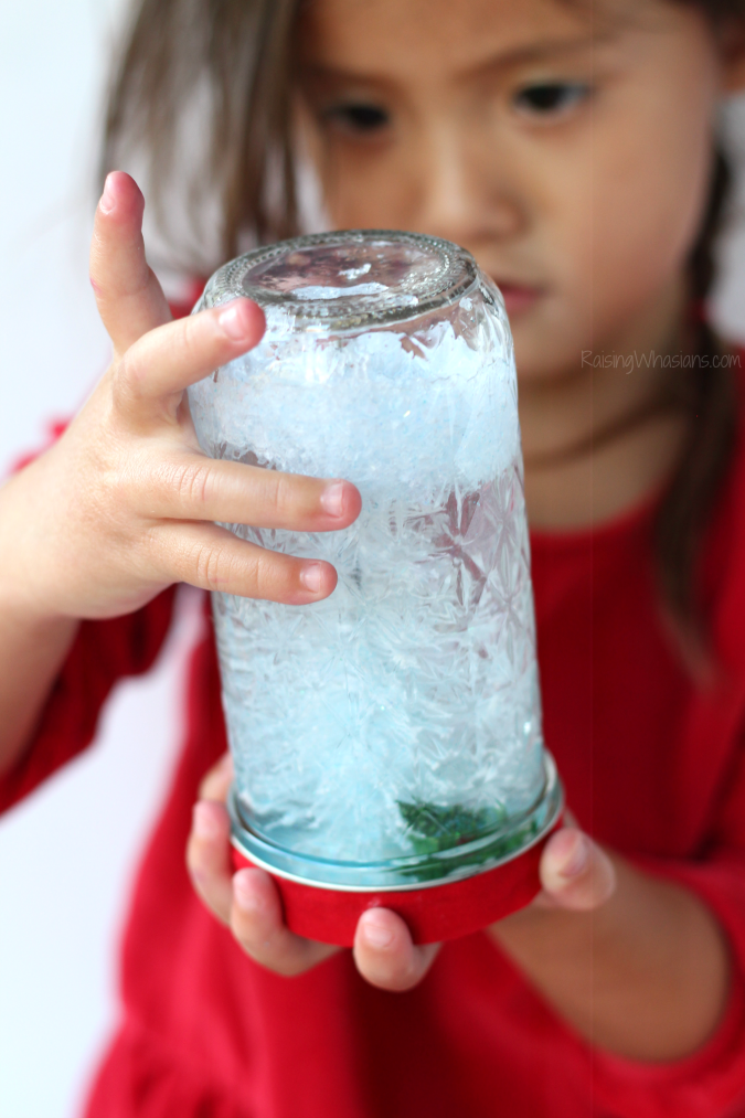DIY snow globe craft