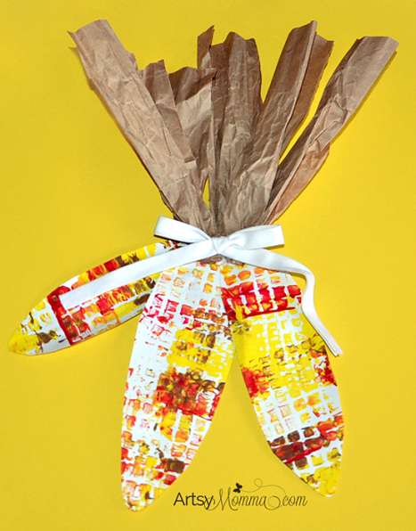 45 Thankful Thanksgiving Crafts for Kids - Raising Whasians Kids indian corn craft