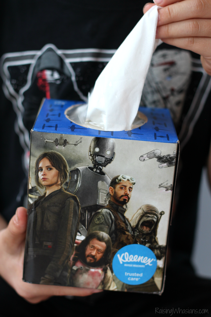 Star Wars Night Light Craft Inspired by #RogueOne - Raising Whasians Kleenex rogue one tissues