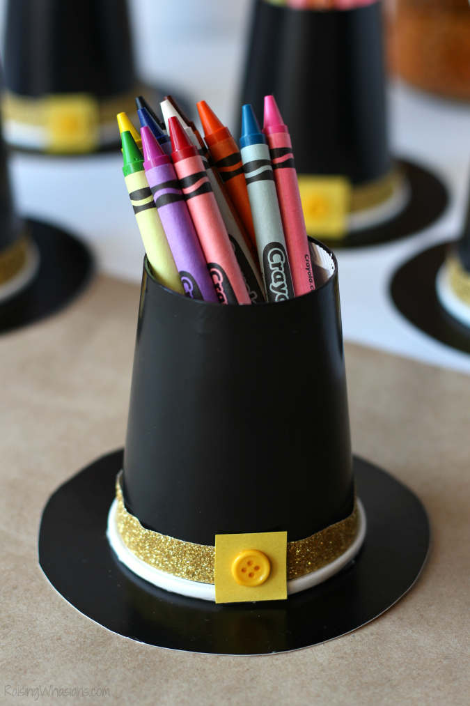 Pilgrim hat kids craft activity