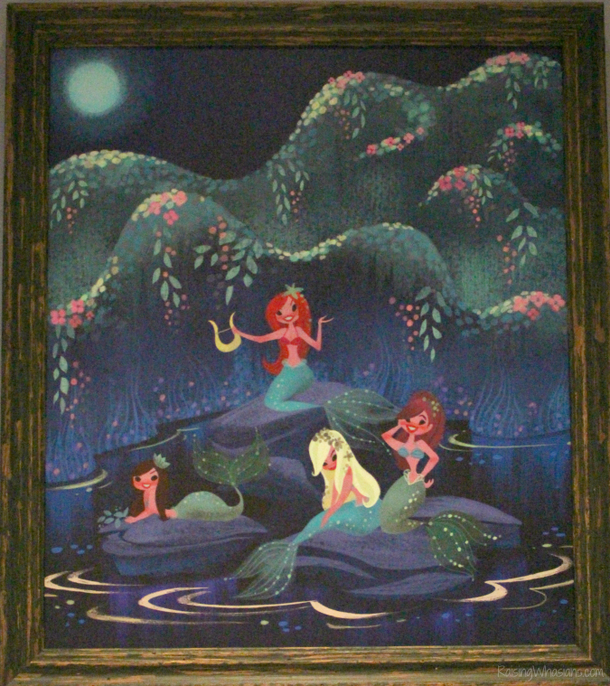 Polynesian bungalows art