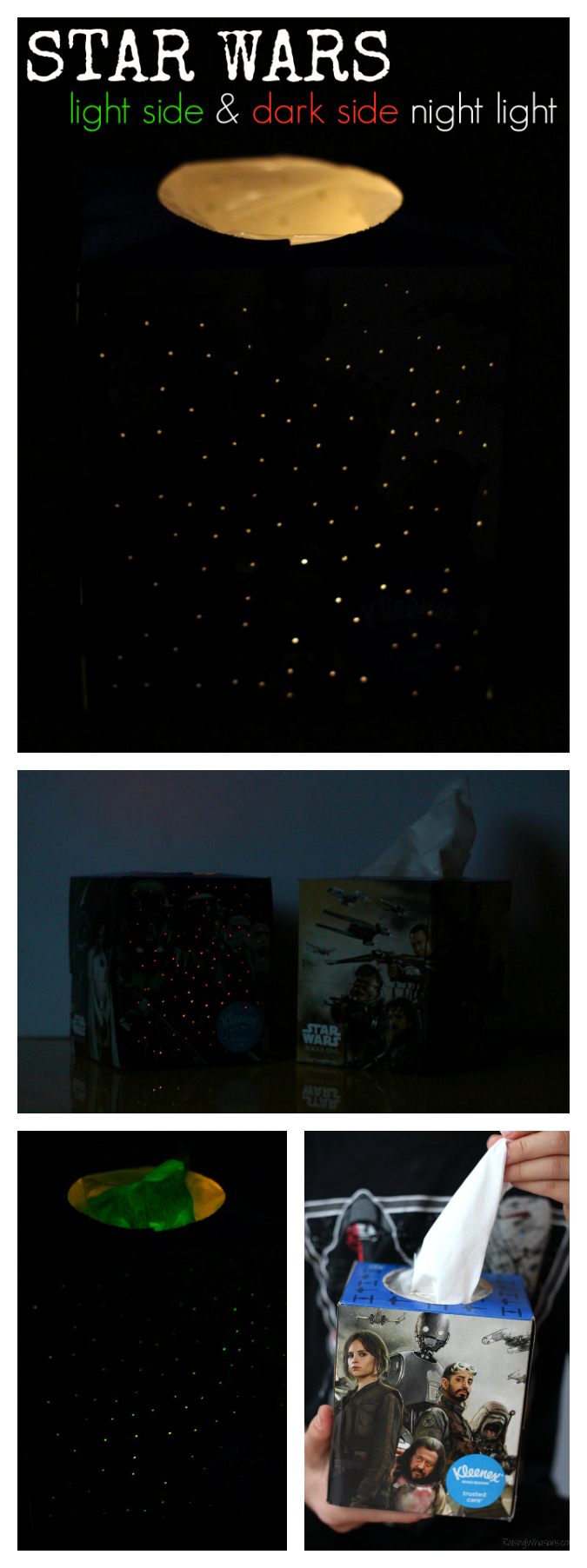 Star Wars Night Light Craft Inspired by #RogueOne - Raising Whasians Star wars craft night light pinterest