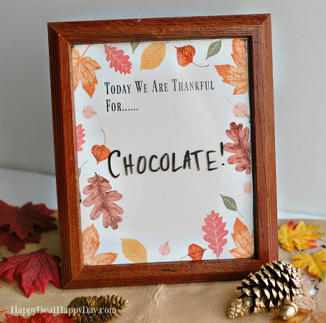 45 Thankful Thanksgiving Crafts fo Kids - Raising Whasians Thankful frame printable