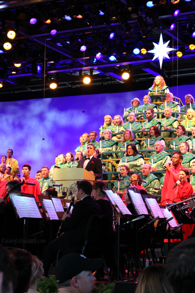 Epcot candlelight processional Jim Caviezel