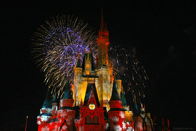 Family Guide to Mickey's Very Merry Christmas Party #VeryMerry - Raising Whasians Holiday wishes fireworks magic kingdom